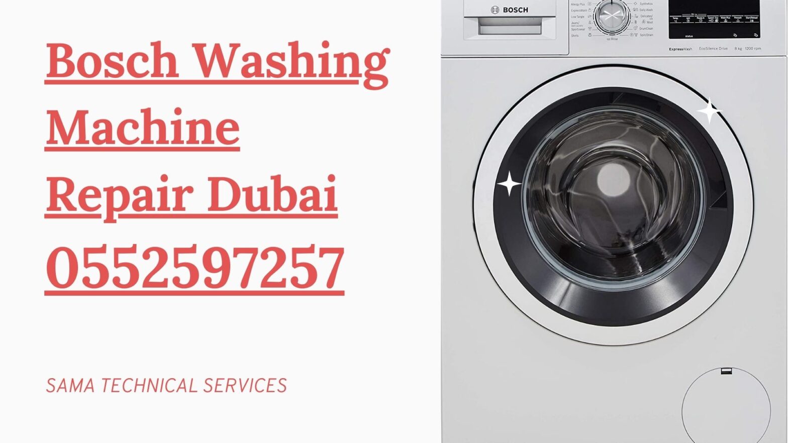 Bosch Washing machine repair Dubai